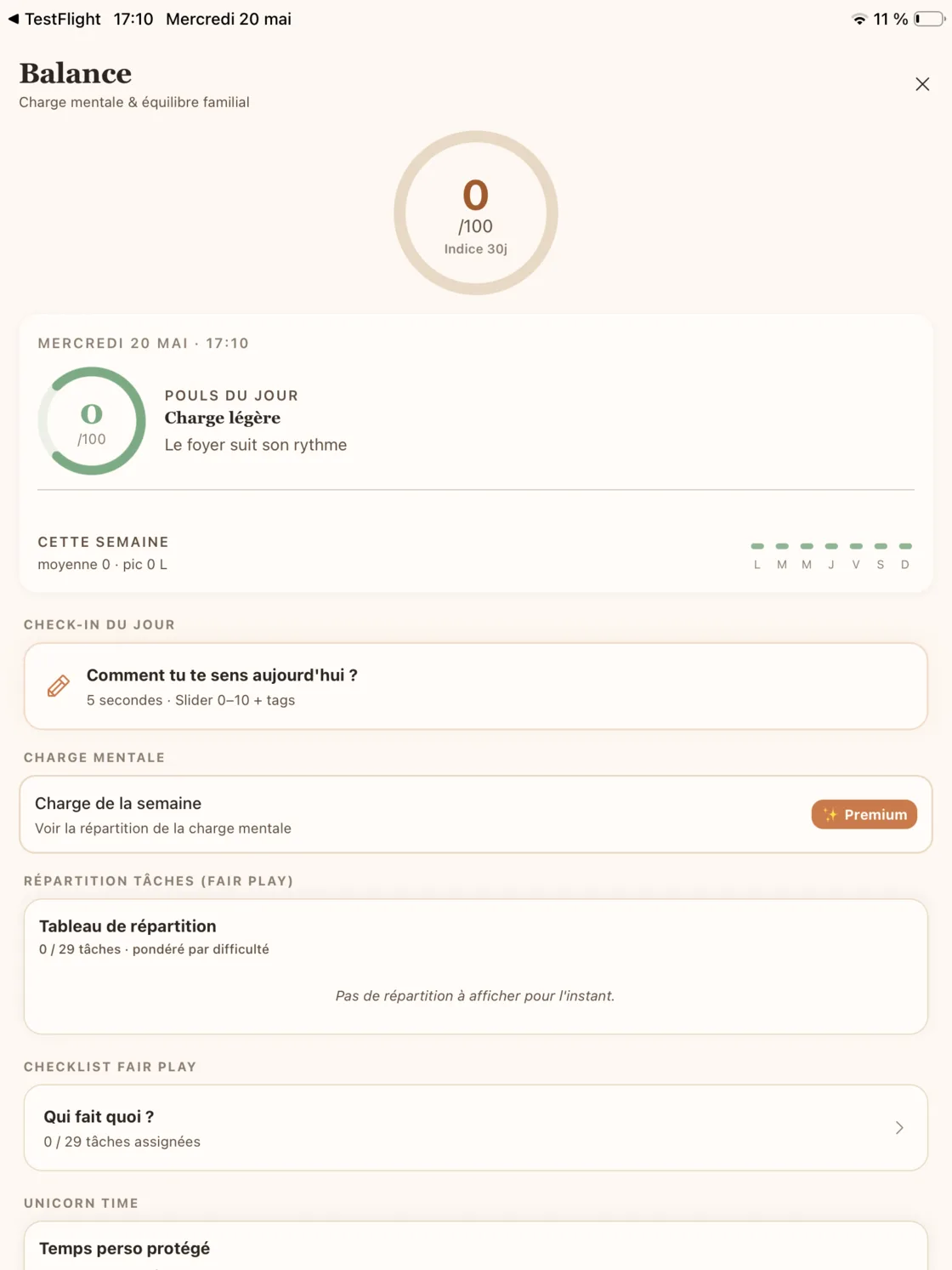 Mental Loadless sur iPad